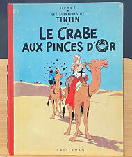 Vintage 1960s French Tintin: Crabe aux Pinces d'Or, by Hergé, VG Collector Cond. picture
