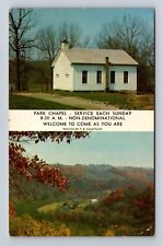 Columbiana County OH-Ohio, Park Chapel, Scenic View, Vintage Souvenir Postcard picture
