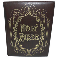 1970 Holy Bible King James Version Family Record Red Letter Edition Fireside picture
