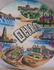 Nobody Likes Ohio, But Here's A Decorative State Souvenir Plate- Maybe Vintage  picture