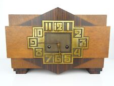 German JUNGHANS PFEILRKEUZ Bauhaus Antique 1930s Mantel Bracket Clock 8 Day picture