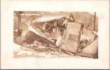 1936 NEW KENSINGTON, Pennsylvania RPPC Real Photo Postcard FLOOD SCENE / House picture