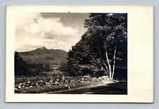 Scenic View Mountains, RPPC Vintage Postcard picture