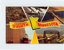 Postcard Hello from Duluth Minnesota USA picture