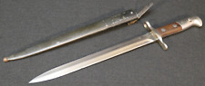 WWI - WW2 Swiss M1911 Double Edged Knife Bayonet Schmidt-Rubin Carbine Neuhausen picture