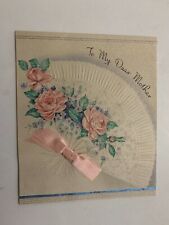 Vintage 1930's To My Dear Mother Greeting Card  picture