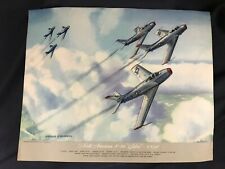 Vintage 1950's North American F-86 Sabre Print picture