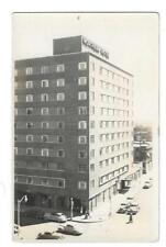 Postcard Northern Hotel Billings Mont. Cars RPPC 1940's B&W Street Divided EUC picture