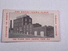 Vintage Inkblotter Schuylkill Flour Mills Use Royal Crown Flour  picture