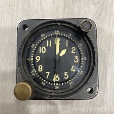 Vintage Waltham Type A-13A  Aircraft Chronograph Clock Runs  Bad Hand (clock 6) picture