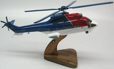 Aerospatiale AS-332L1 Super Puma Helicopter Wood Model Small  picture