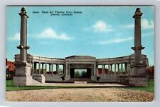 Denver CO- Colorado, Open Air Theatre, Civic Center, Antique, Vintage Postcard picture