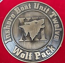 IUB-12 Inshore Boat Unit Twelve Metal Icon Symbol Wolf XII Howling VFW Military  picture