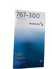 AMERICAN AIRLINES SAFETY CARD-- Boeing 767-300 picture