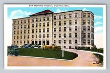Hamilton OH-Ohio, Fort Hamilton Hospital, Antique Vintage Souvenir Postcard picture