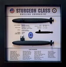 Sturgeon Class Submarine Shadow Display Box, 9