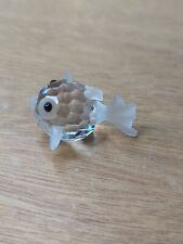 Authentic Swarovski Crystal Miniature Mini Blowfish Puffer Fish 1.5