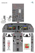 Gulfstream G450 Jet Aircraft Cockpit Poster 24in x 36in picture