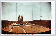 Original Old Vintage Postcard Interior Of Tabernacle Salt Lake City, Utah USA picture