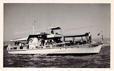 RPPC Hong Kong China Lady Ellen Water Tour Boat Holland House Photo Postcard C60 picture