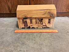 Vintage Land O Lakes wood collector barn with the old logo picture