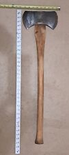 Vintage PLUMB Double Bit Timber Cruiser Axe w/ Original Genuine Hickory Handle  picture