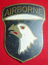 Rare BEERCAN BADGE - 101st Airborne Division - Paratroopers - Vietnam War - M.55 picture