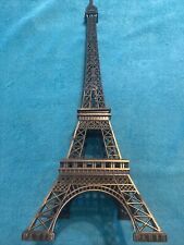 PARIS EIFFEL TOWER VINTAGE STATUE DECOR ALLOY METAL FIGURINE REPLICA 18 1/2” picture