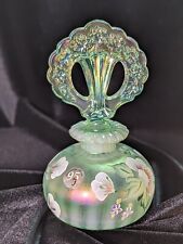 FENTON WILLOW GREEN OPALESCENT HISTORIC COLLECTION 95TH ANNIVERSARY PERFUME picture