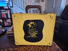 Vintage Snoopy Yellow Briefcase Peanuts Charles Schulz picture