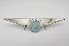 RARE 1968 1st Issue Trans International Airlines (TIA) Pilot Wing Pin Badge 3.5