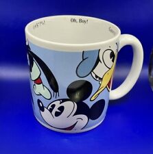 DISNEY Mickey Mouse HUGE OVERSIZED 24 oz Coffee Mug - PLUTO GOOFY DONALD MINNIE picture