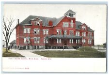 c1910 Government Indian School Main Building Tomah Wisconsin WI Vintage Postcard picture
