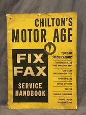 Chilton’s Motor Age Fix Fax thirty sixth edition picture