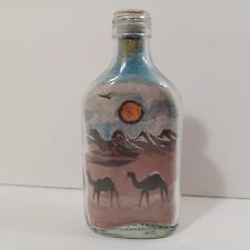 Desert Camel Scene Sand Art In A Bottle, Souvenir picture