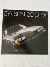 1982 NISSAN Brochure DATSUN 200-SX Great Info & Picture INDULGING SENSES (CP155) picture
