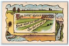 Duluth Minnesota MN Postcard Arts Crafts Success Motto 1912 Posted Antique picture