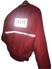 Vtg Avis Rent a Car Big Patch Logo Mechanic Employee Jacket 1980s USA made Men L picture