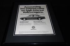 1987 Volkswagen VW Jetta Framed 11x14 ORIGINAL Vintage Advertisement picture