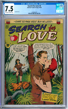 Search For Love 2 CGC Graded 7.5 VF- Highest Graded American Comics Group 1950 picture