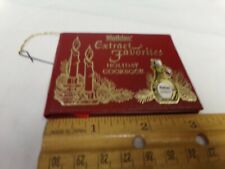 VINTAGE WALKINS EXTRACT FAVORITES MINI HOLIDAY COOKBOOK ORNAMENT picture