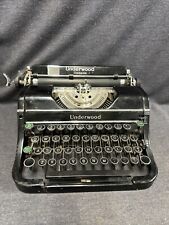 Vintage 1930's Underwood Champion Portable Classic Black Typewriter Parts/Repair picture