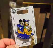 Authentic Disney Pin 2024 Mickey Mouse Pluto Graduation Disneyland Limited picture