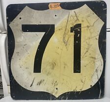 Authentic Retired Road Sign  Louisiana Hwy 71  Lower 48 Lot 4-122 picture