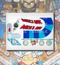 Popeye Saves the Earth Pinball Playfield Decal Mod & Rare/Hard to Find Repros picture