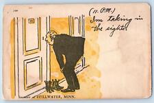 Stillwater Minnesota MN Postcard Souvenir Peeping Tom Scene c1940's Vintage picture