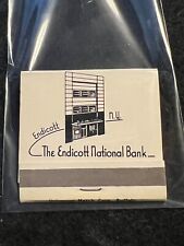 VINTAGE MATCHBOOK - THE ENDICOTT NATIONAL BANK - ENDICOTT, NY - UNSTRUCK picture