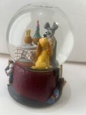Vintage Disney Musical Snow Globe Bella Notte Musical Lady And The Tramp picture