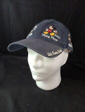 Vintage Disney Mickey Mouse Through The Years Cap Black Strapback Adjustable  picture