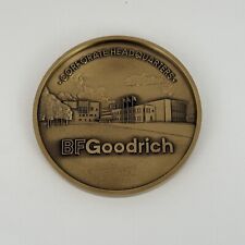 Vintage BF Goodrich Metal Medallion Corporate Headquarters Collectible 3” picture